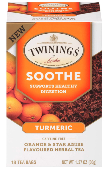 Twining Tea: Soothe Orange & Star Anise Herbal Tea with Turmeric
